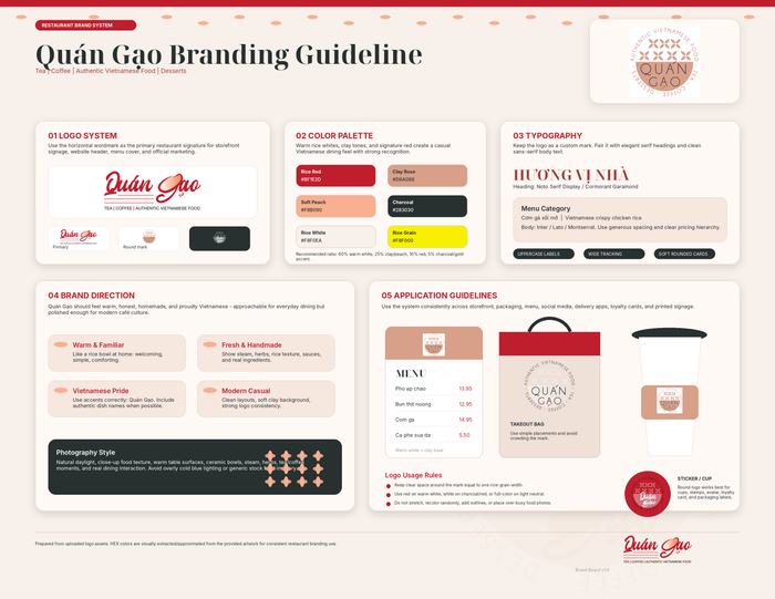Restaurant Logo design project