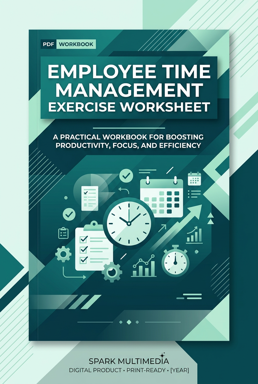 Employee Time Management Worksheet  | Business Growth Series (5-page Downloadable)